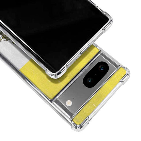Vatican City Flag Distressed Google Pixel 8 Clear Case